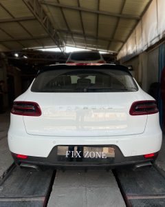 جنرال سرویس روغن موتور گیربکس پورشه ماکان با روغن اصلی و فیلتر روغن هواکش موتور فیلتر کابین اصلی پورشه ماکان در سعادت آباد شهرک غرب تهران